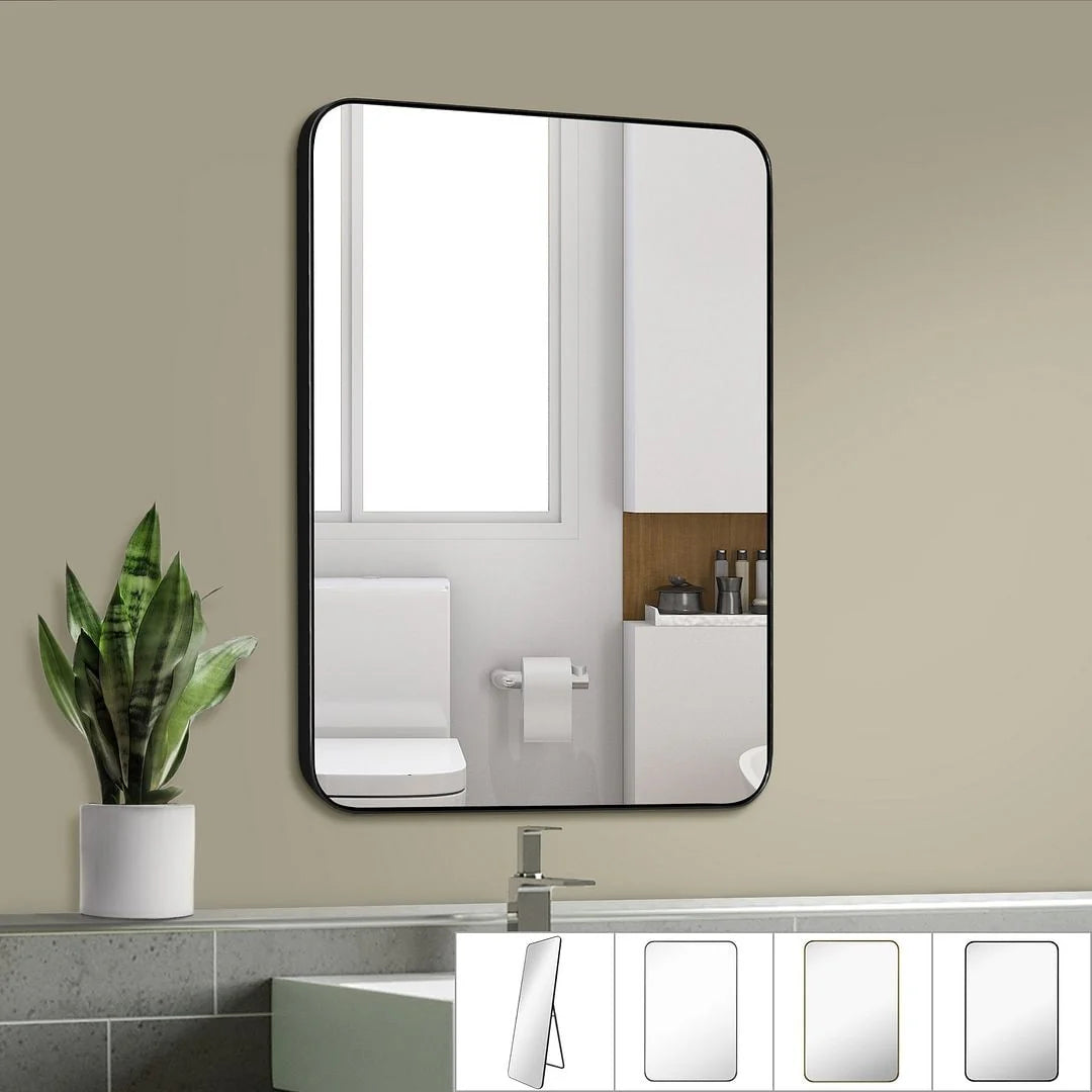 Metal Wall Mounted Decorative Mirror – Vertical Or Horizontal Hanging