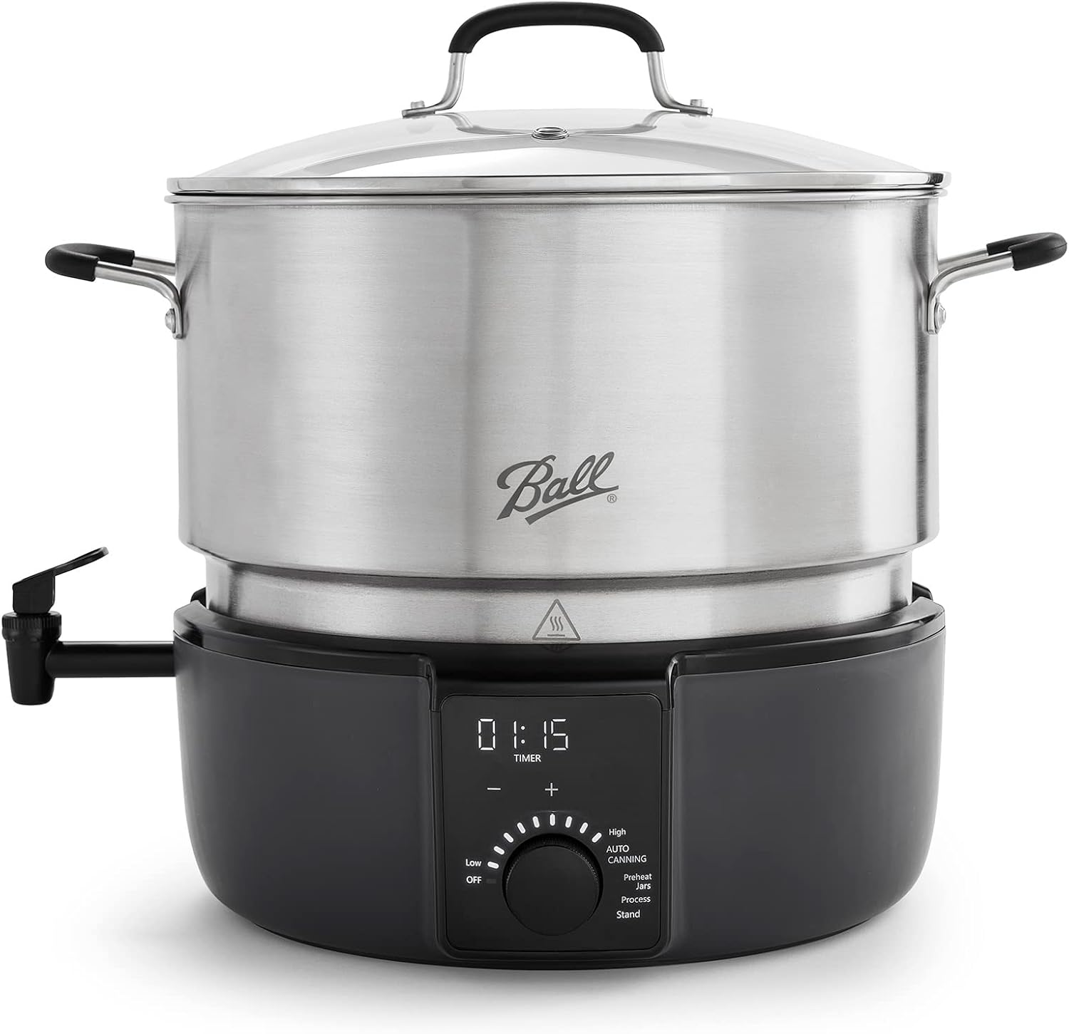 Electric Water Bath Canner, 21-Quart – Automatic Home Canning Appliance