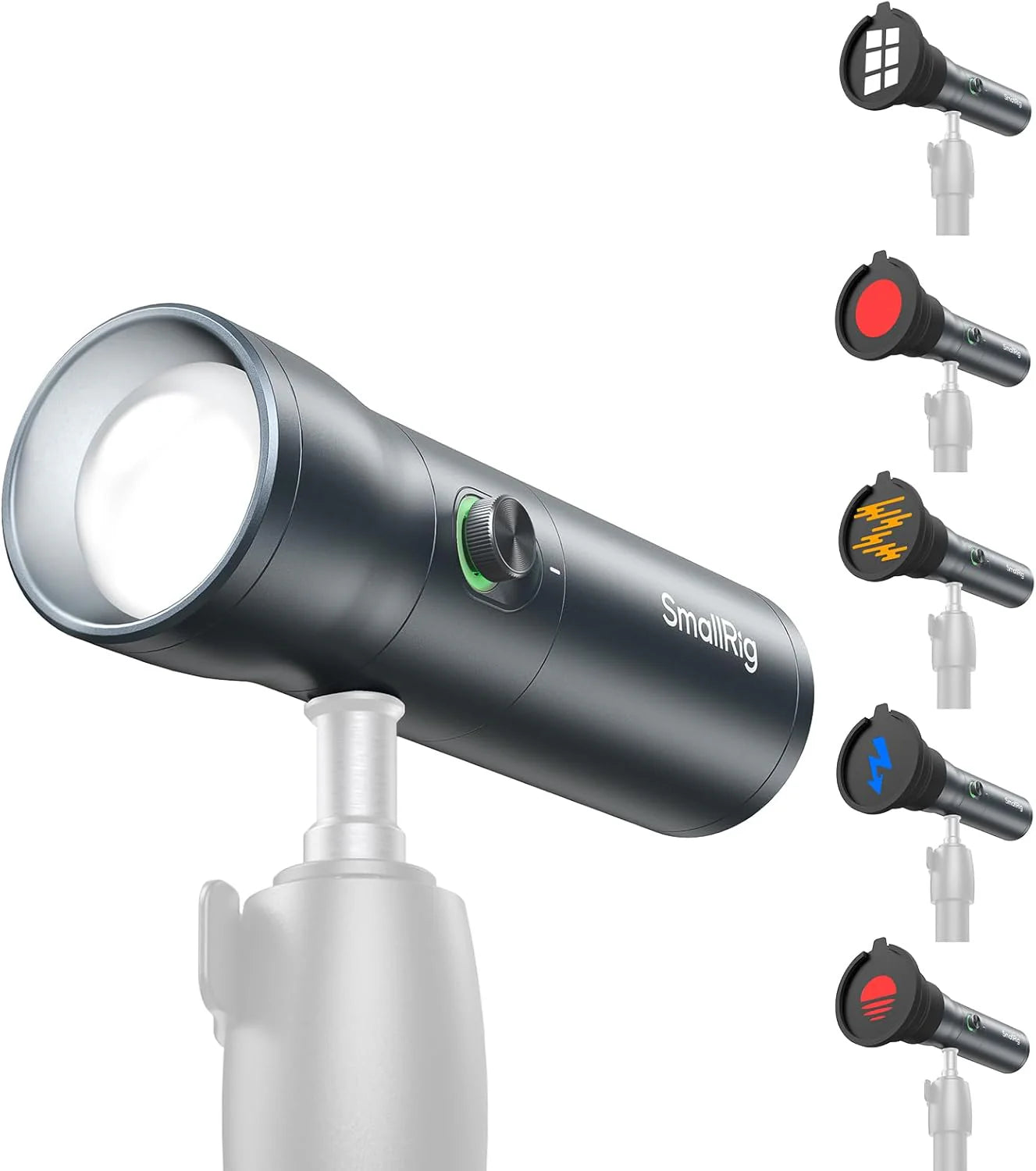 RGB LED Photography Flashlight, 4 Color Portable Fill Light – 10W