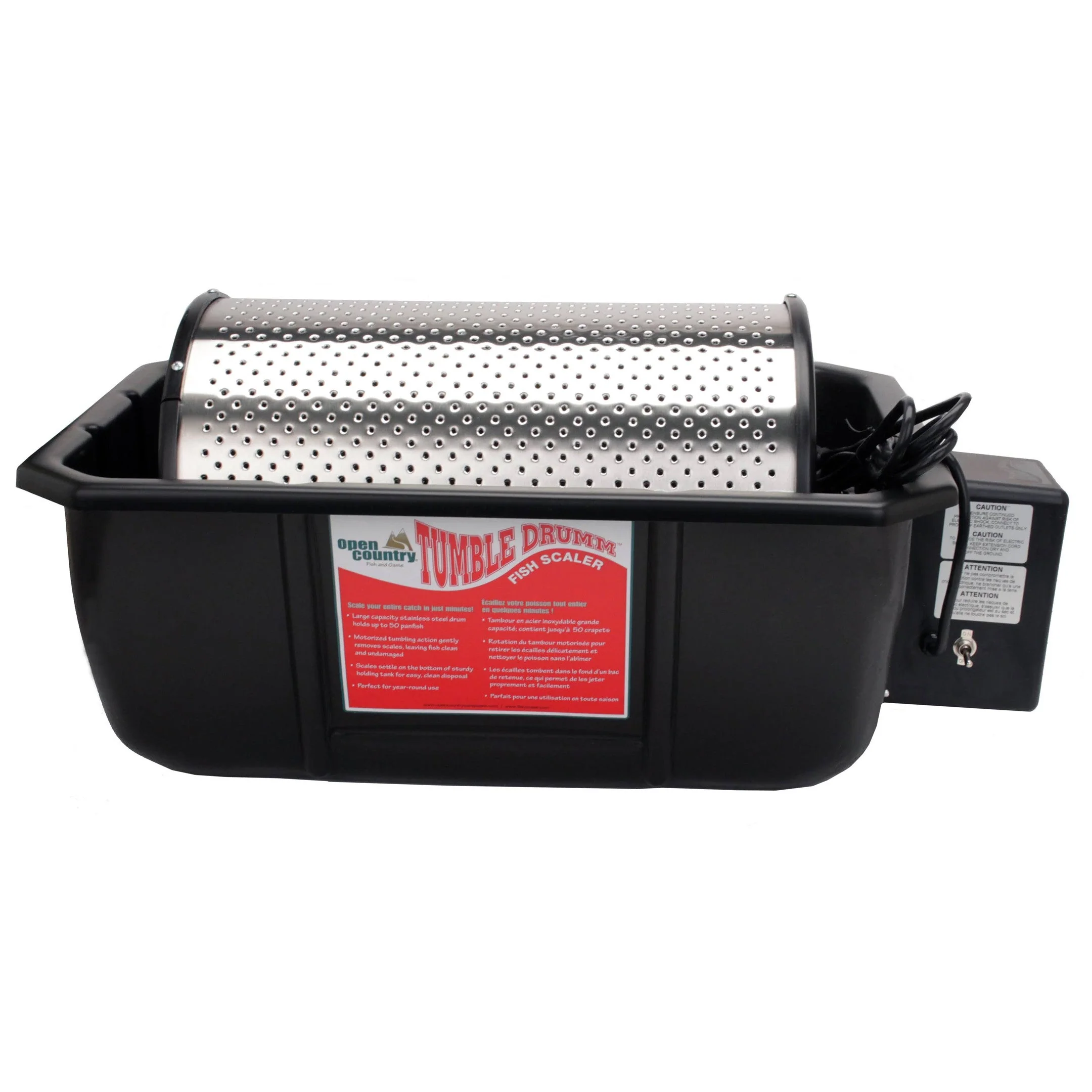 Open Country Automatic Fish Scaler – Tumble Drumm