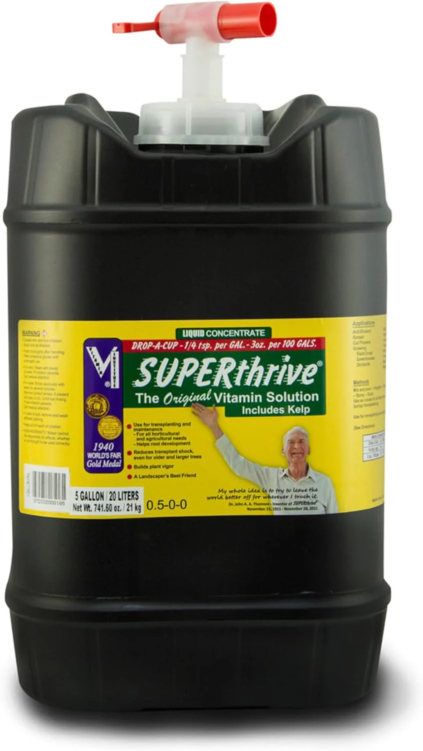 SUPERthrive Plant Vitamin Solution, 5 Gallon – VI30182