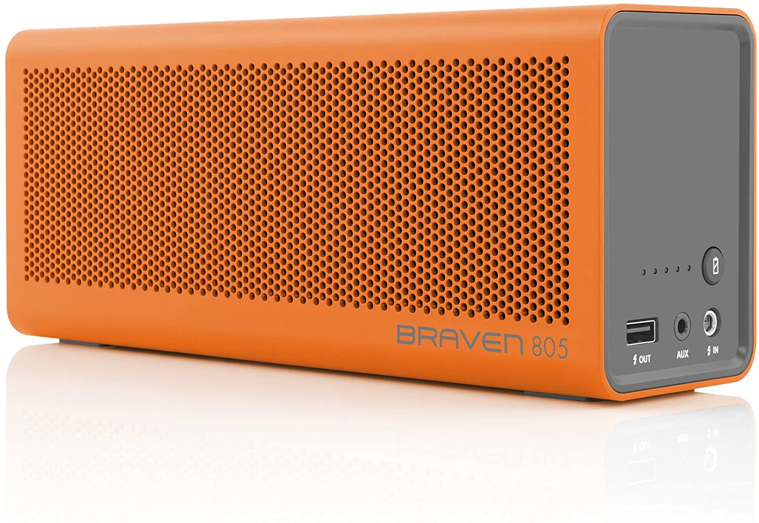 Braven 805 Portable Wireless Bluetooth Speaker – 18 Hour Playtime, 4400 mAh Power Bank