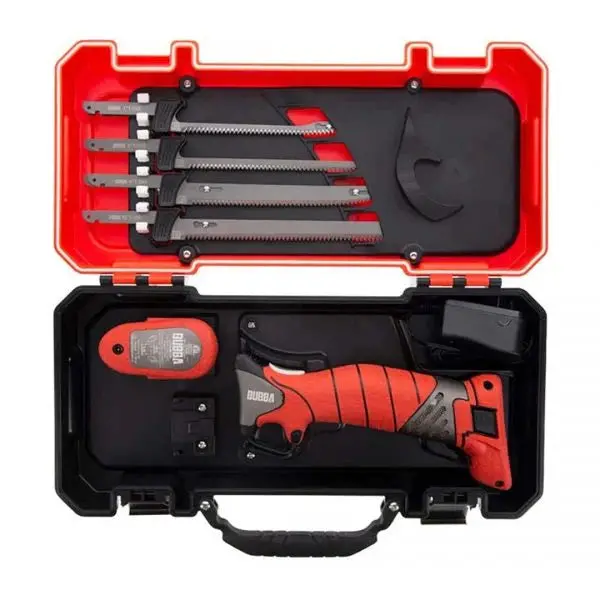 Bubba Pro Series Cordless Electric Fillet Knife With Brushless Motor – 4 Blades, 2 Lithium-Ion Batteries