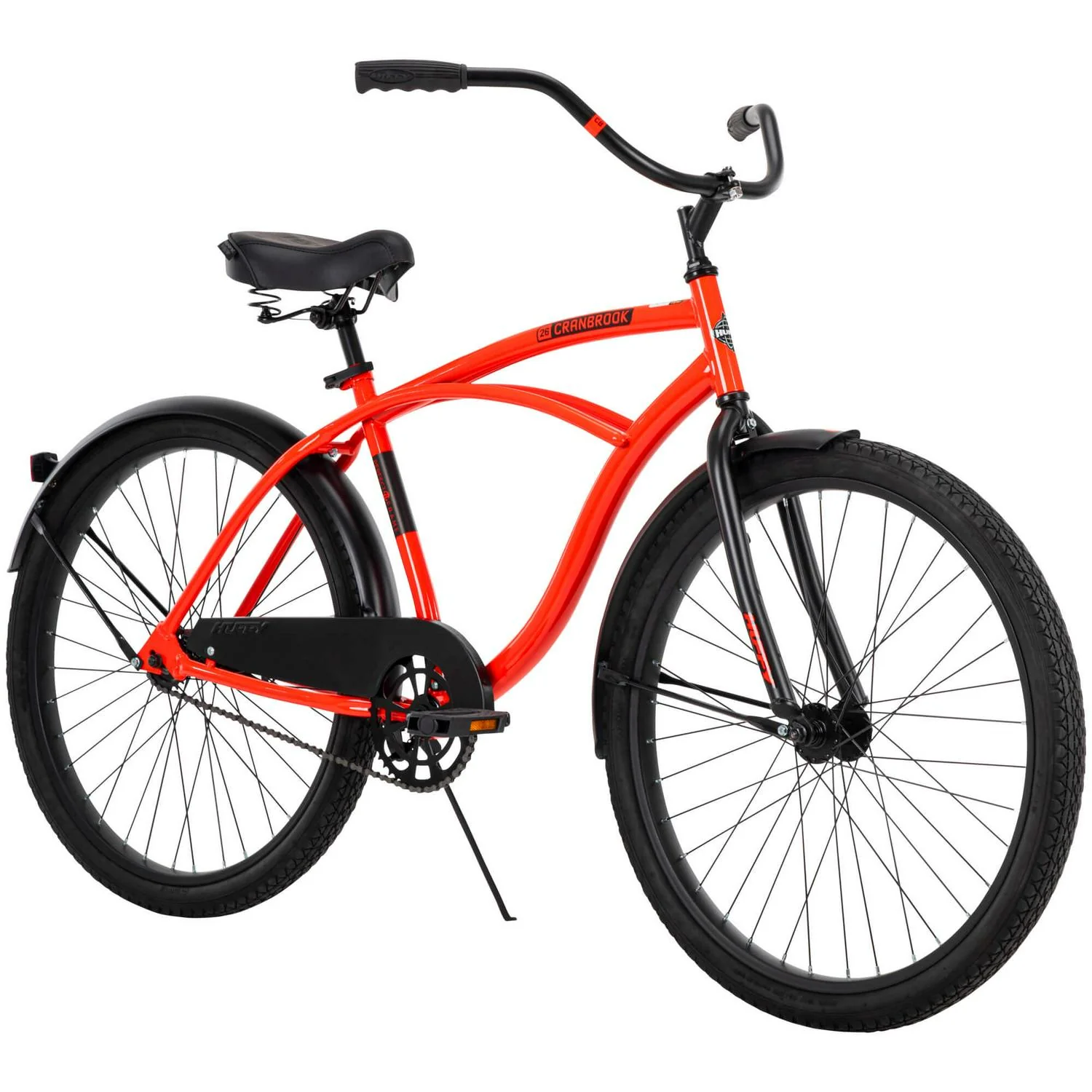 Huffy Men’s Classic Beach Cruiser Comfort Bike, 26 In, Red – Cranbrook