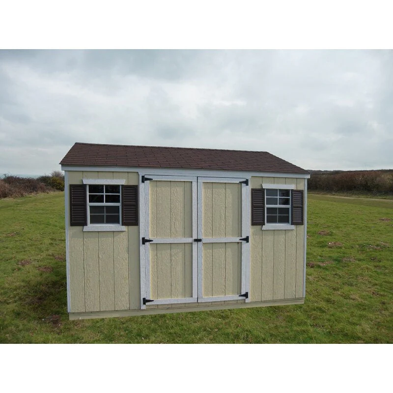 Value 8 ft. W x 8 ft. D Solid And Manufactured Wood Storage Shed – FK-8×8