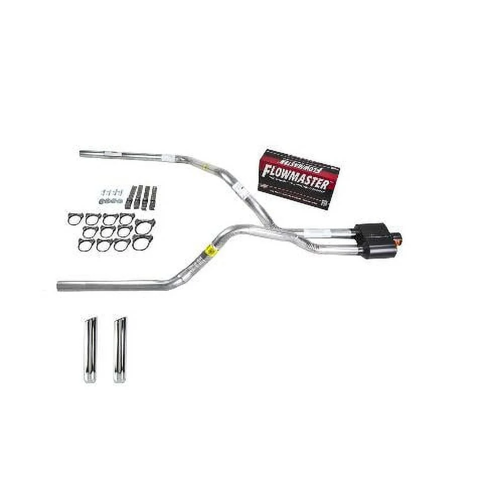 Flowmaster Super 10 Dual Exhaust 2.5 Pipe RW Tip – Silverado 88-95