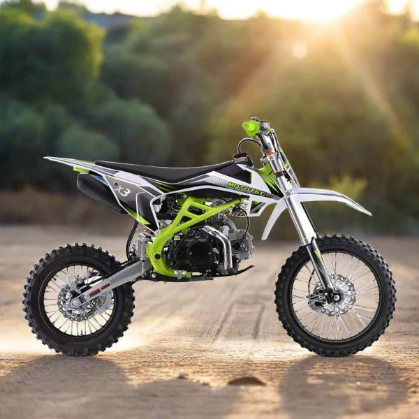 MOTOTEC Gas-Powered Dirt Bike 125CC 4-Stroke Green – X3 95731462