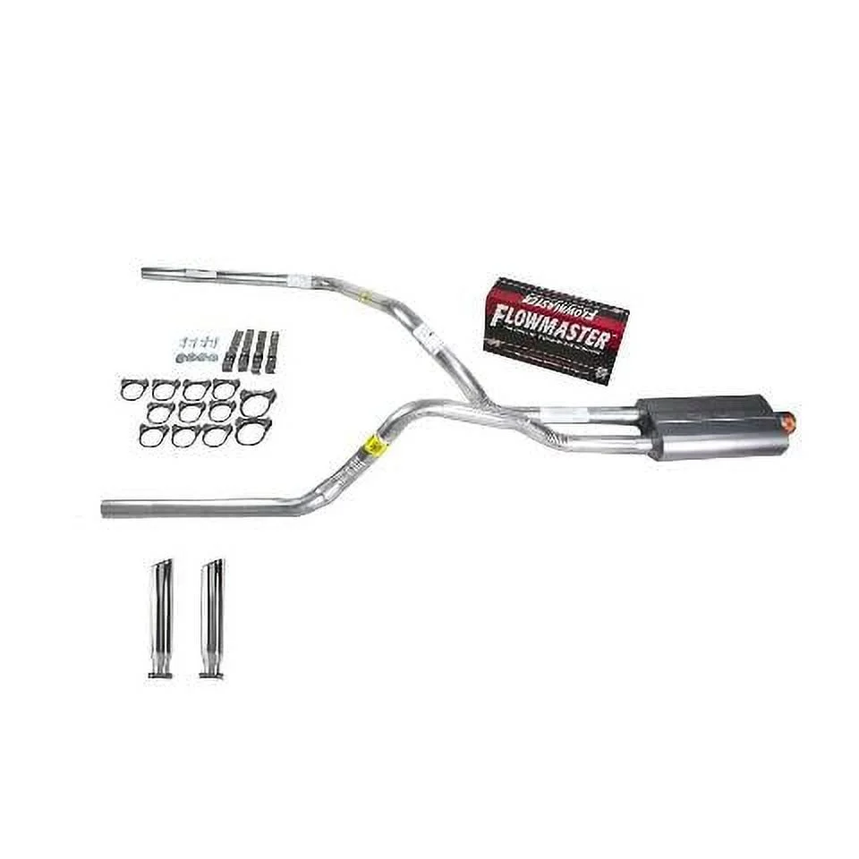 Flowmaster Dual Exhaust System 2.5 Pipe With 50 RC Tip – Silverado 88-95