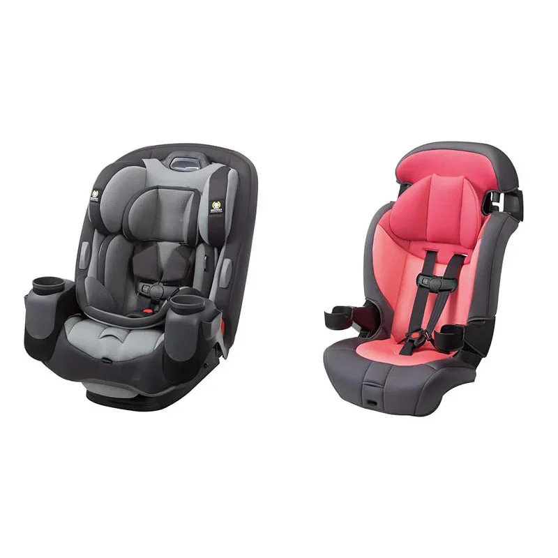 Grow And Go All-In-One Slim Convertible Car Seat, 5-40 lbs Rear-Facing, 30-65 lbs Forward-Facing, 40-100 lbs Booster, Aqua Pop – CC138EHW