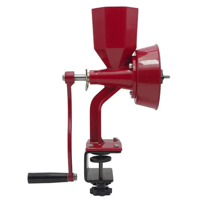 Wonder Junior Deluxe Hand Grain Mill, Red, 18in x 14in x 7in – Deluxe