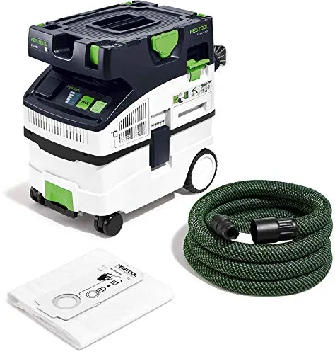Festool CT MIDI HEPA Bluetooth Dust Extractor, 3.9 Gallon, 130 CFM – 574837