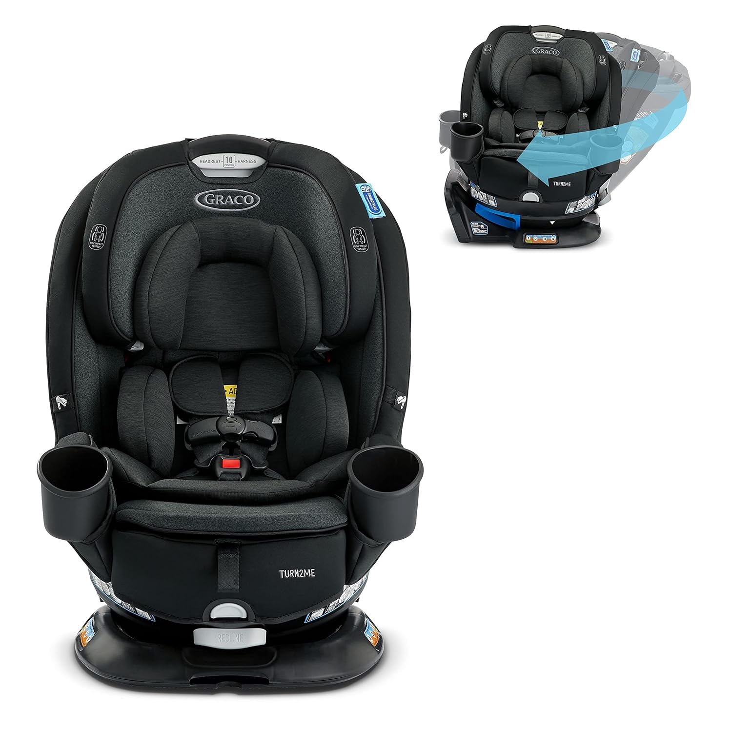 Graco Convertible Car Seat 3-in-1, Rotating, Cambridge – Turn2Me