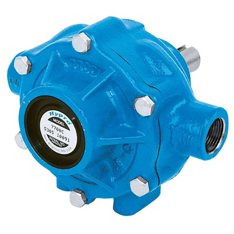 Cast Iron 7-Roller Pump, 22.1 GPM, 200 PSI, 3/4 inch NPT – 7700C