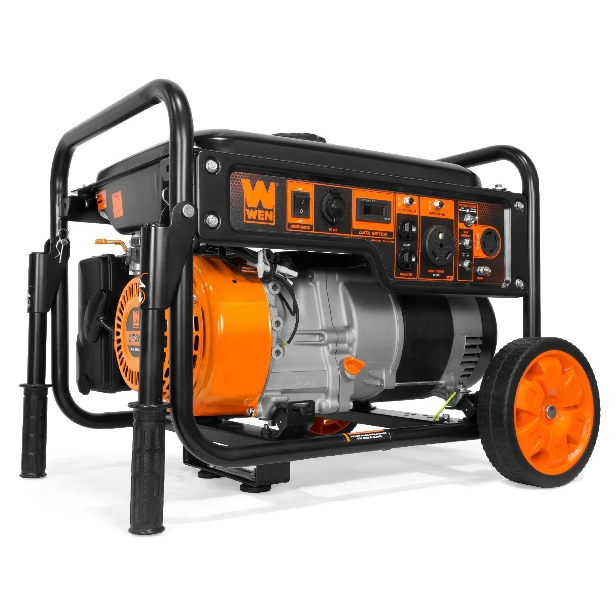 RV-Ready Portable Generator, 6000-Watt, With Wheel Kit, Carb Compliant