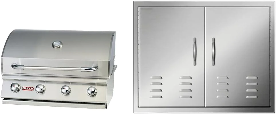 Bull Outdoor Products Natural Gas Outlaw Drop-In Grill Head, 60,000 BTU – 26039