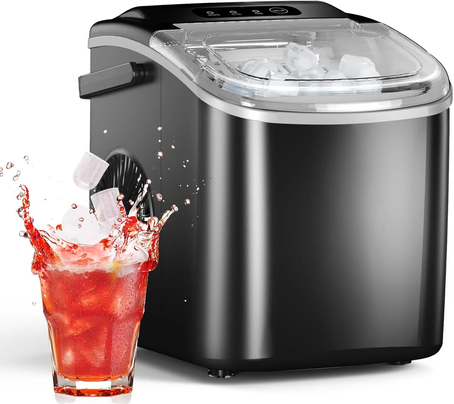 Countertop Ice Maker, 26.6 Lbs Per Day, Black – ICE91122
