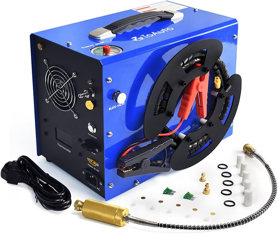 TOAUTO Portable PCP Air Compressor 4500 PSI / 30 MPa, 0.5 liters – A3