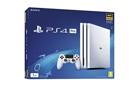 Sony PlayStation 4 Pro Console – 1TB Storage, White