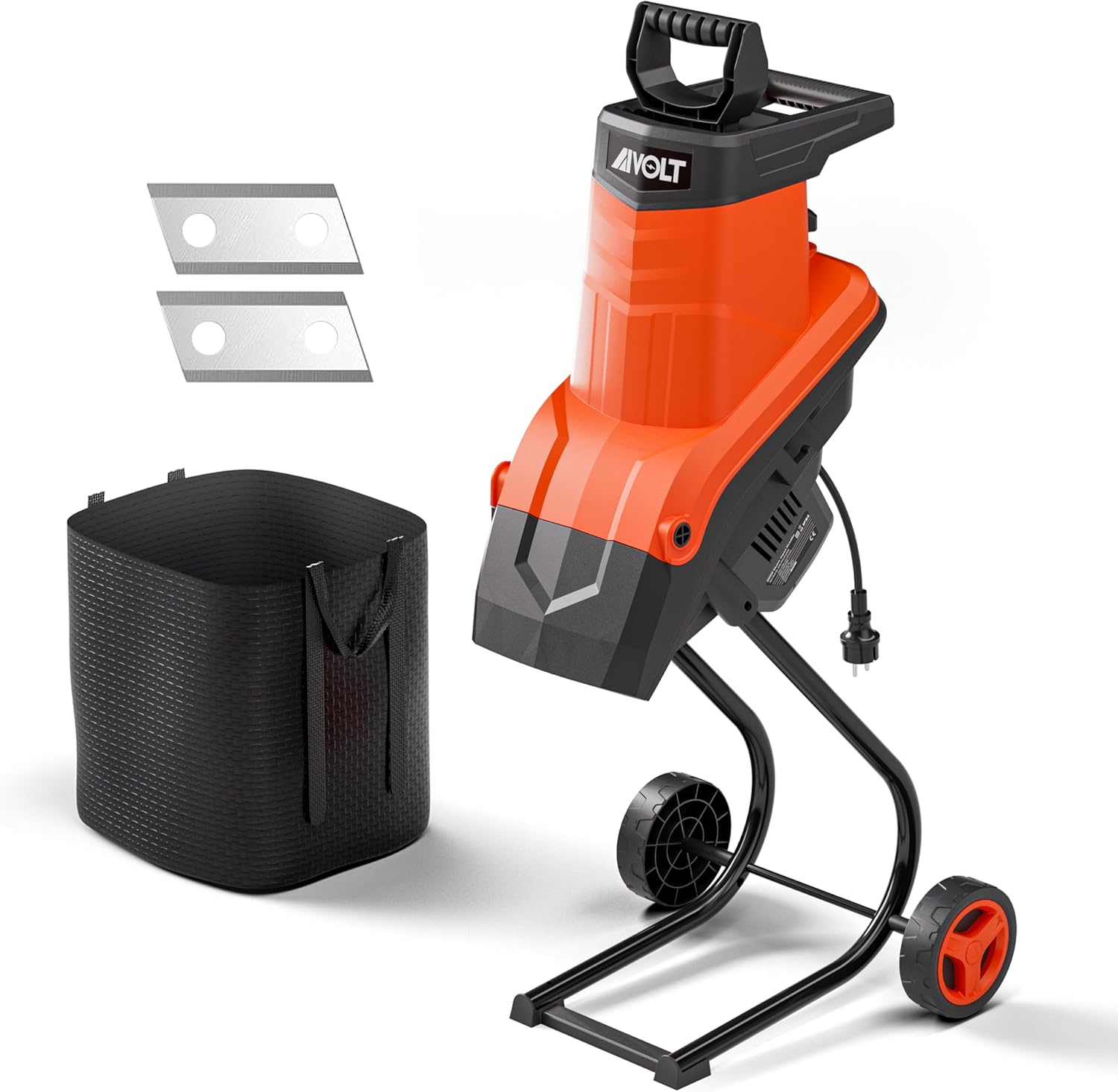 Electric Wood Chipper Shredder, 1800-Watt, 45 Millimeters Cutting Diameter