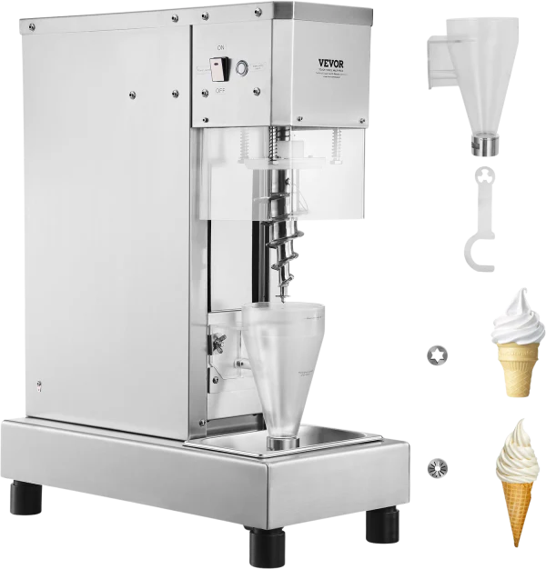 Vevor Ice Cream Blender 750W 1740 RPM 304 Stainless Steel