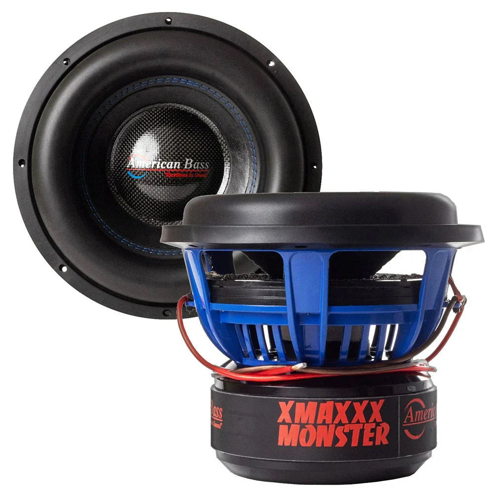 American Bass 12in Woofer 3500W RMS/7000W Max Dual 2 Ohm Voice Coils – 12XMAX