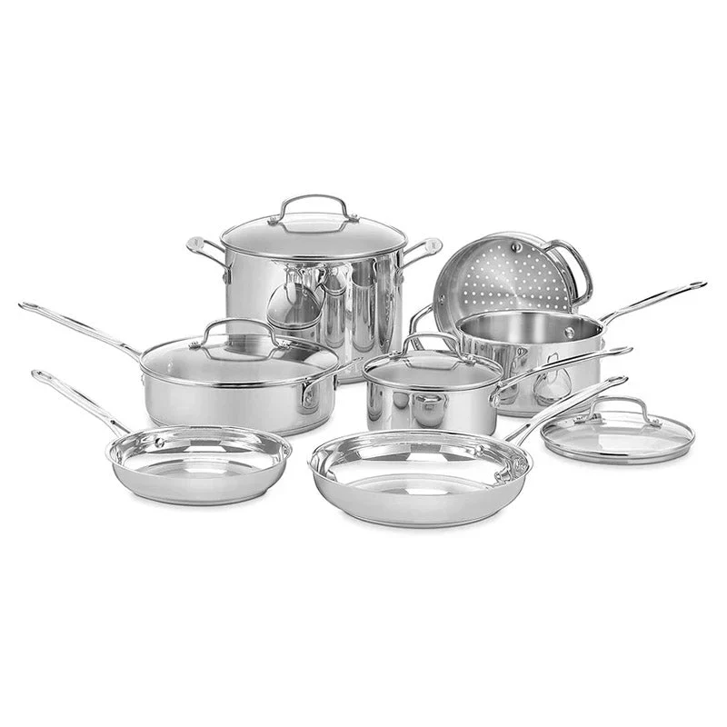 Stainless Steel 11-Piece Cookware Set – 77-11G