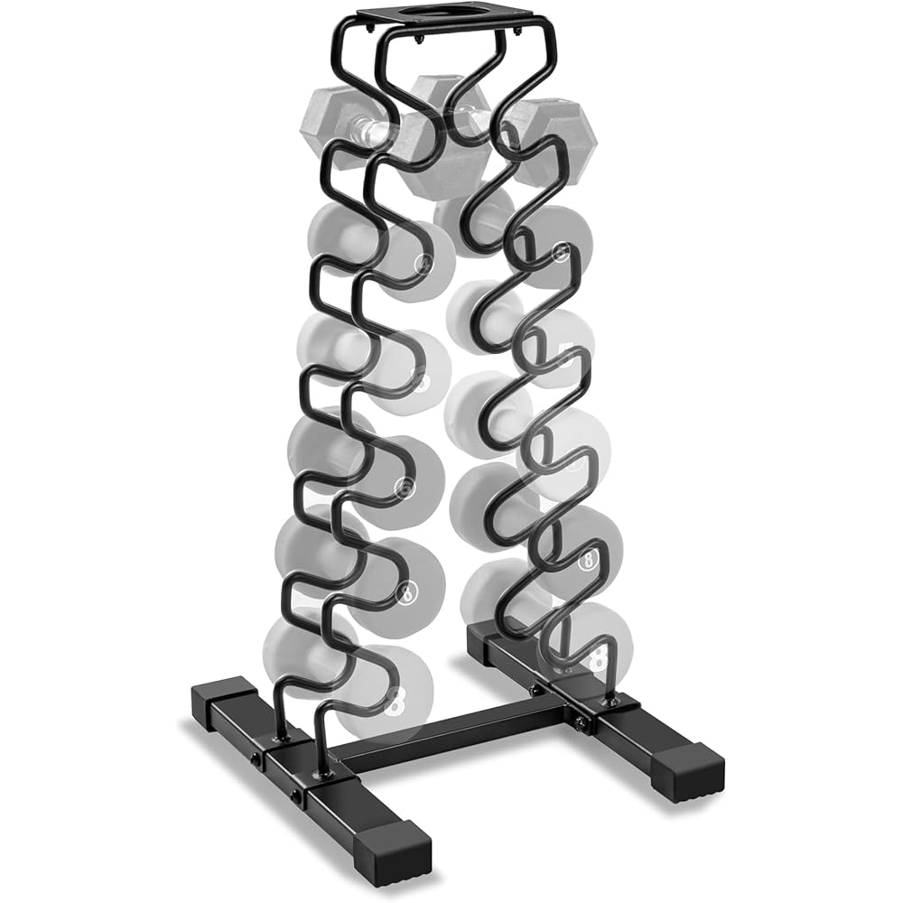 Marcy 6-Tier Wire Frame Dumbbell Rack With Bottle Holder – DBR-8352