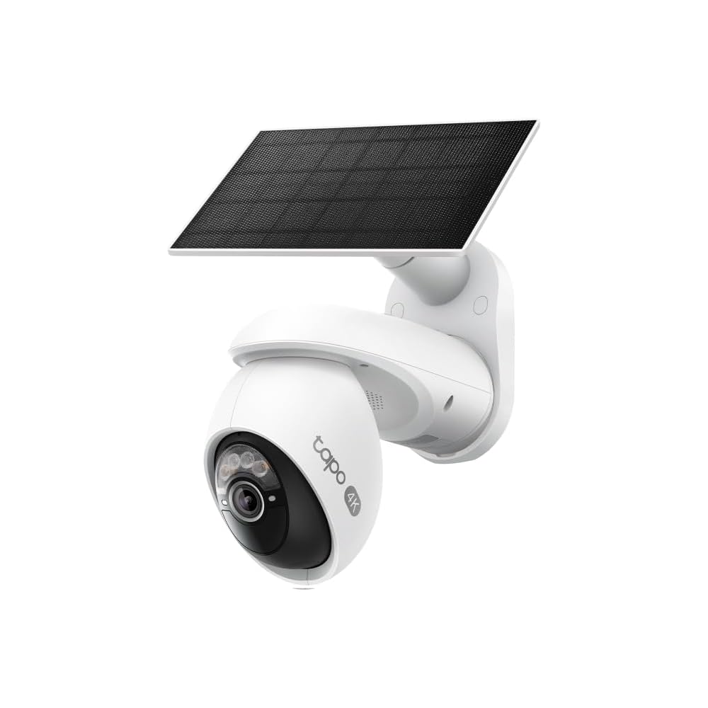 Tapo 4K Outdoor Wireless Battery Security Camera With Solar Panel And 360 Degree Pan – Tapo C660 KIT