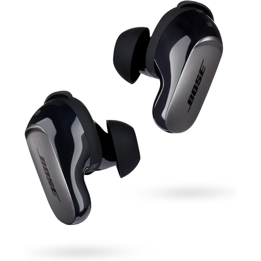 Bose QuietComfort Ultra Bluetooth Wireless Earbuds With Spatial Audio, 6 Hours Playtime, Black