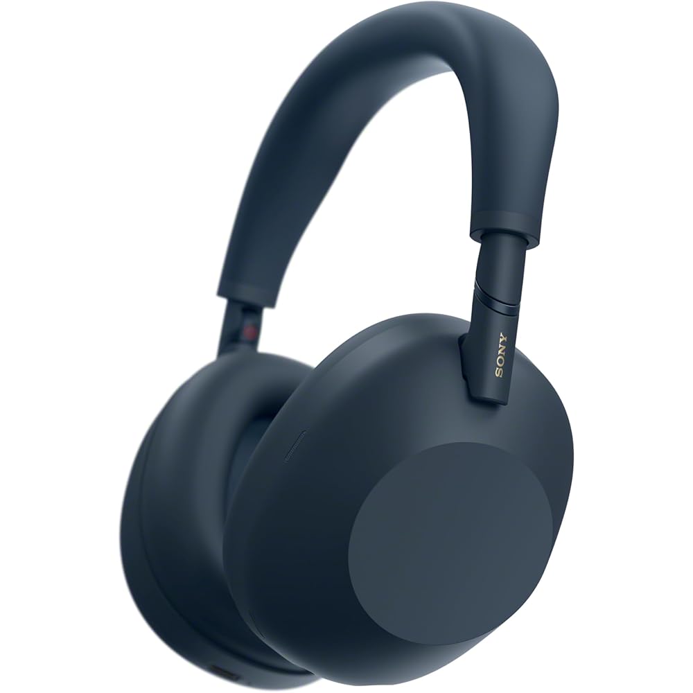 Sony WH-1000XM6 Wireless Noise Canceling Over-Ear Headphones, Midnight Blue – WH-1000XM6