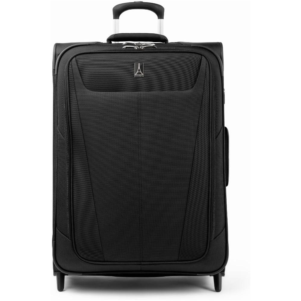 Travelpro Softside Expandable 2-Wheel Checked Luggage, Black, 26-Inch – Maxlite 5