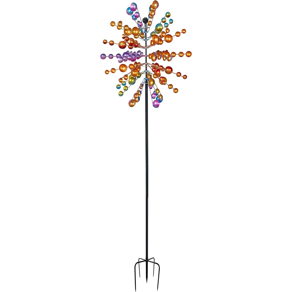Alpine Corporation Cosmic Array Windmill Stake, 84 in, Iron, Multicolor – SLL2662