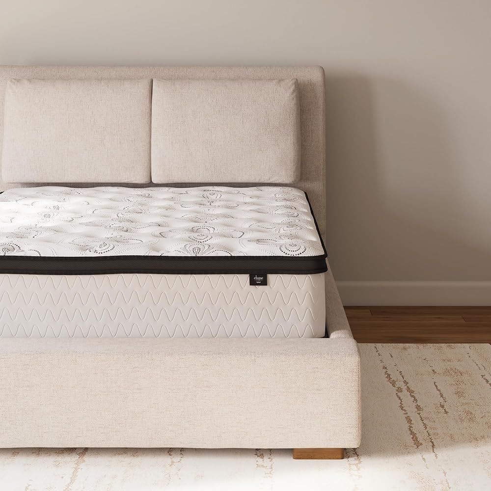 Signature Design by Ashley Chime King 12 Inch Medium Firm Hybrid Mattress With Cooling Gel Memory Foam