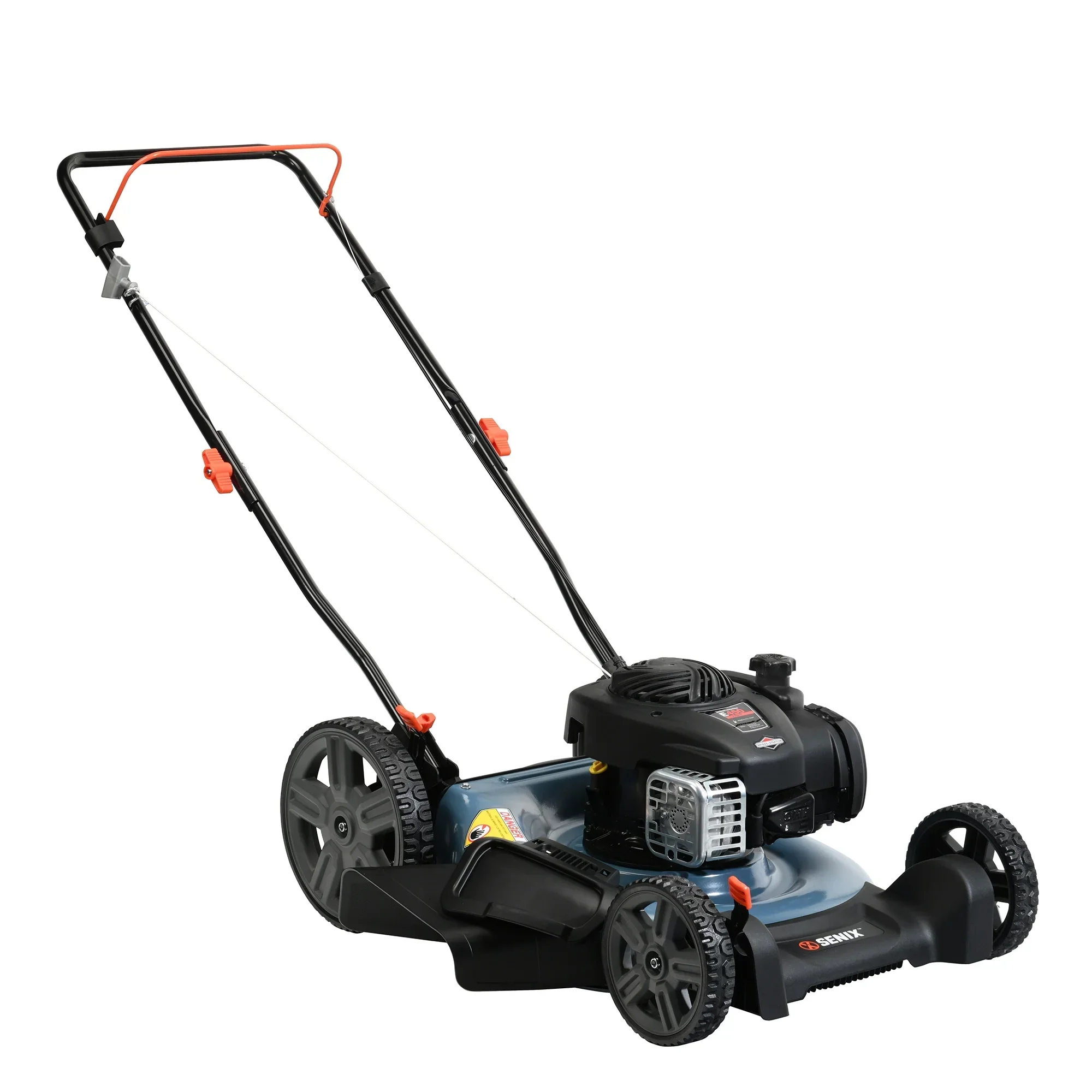 Senix Gas Push Lawn Mower 21-Inch 140 cc 4-Cycle Briggs & Stratton Engine – LSPG-M6