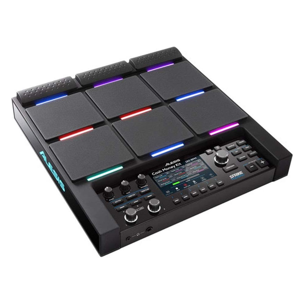 Alesis 9-Pad Percussion Instrument With Sampler, Looper, USB, And 4.3-Inch Display – Strike Multipad