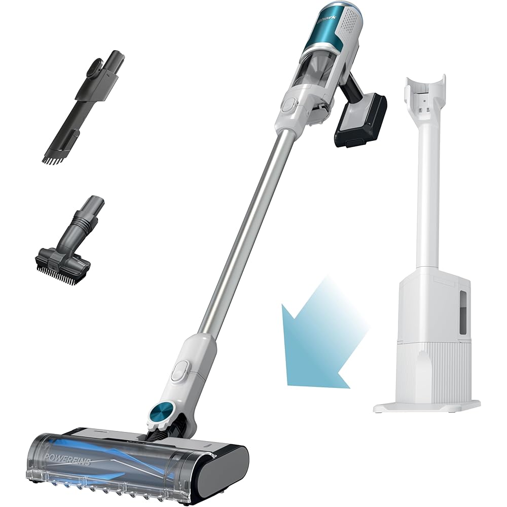 Shark Clean & Empty Cordless Stick Vacuum With HEPA Filter, White – BU3521