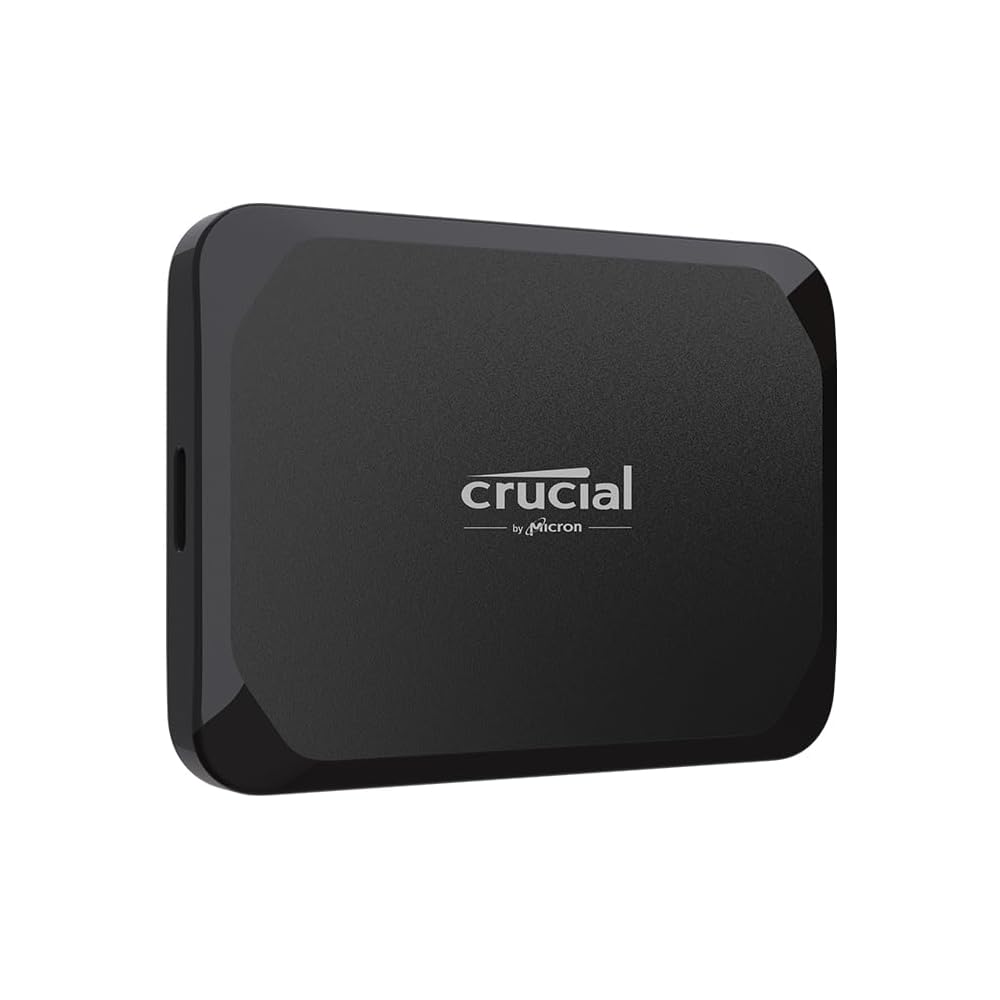 Crucial X9 2TB Portable SSD, USB-C, Black – CT2000X9SSD902