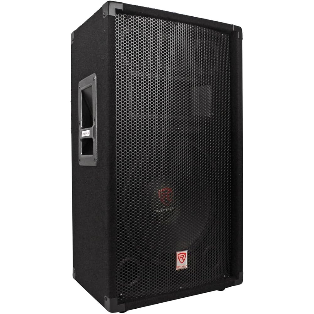 Rockville 12in 1000W 3-Way Passive PA Speaker, 4-Ohm – RSG12.4