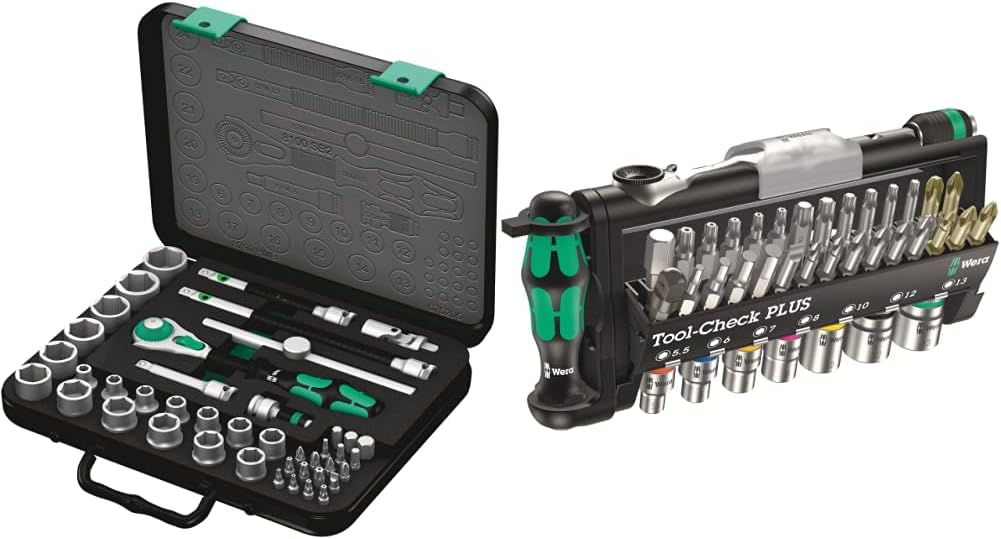 8100 SB 2 Zyklop 3/8 Inch Metric Ratchet Set, 43 Piece – 05003594001