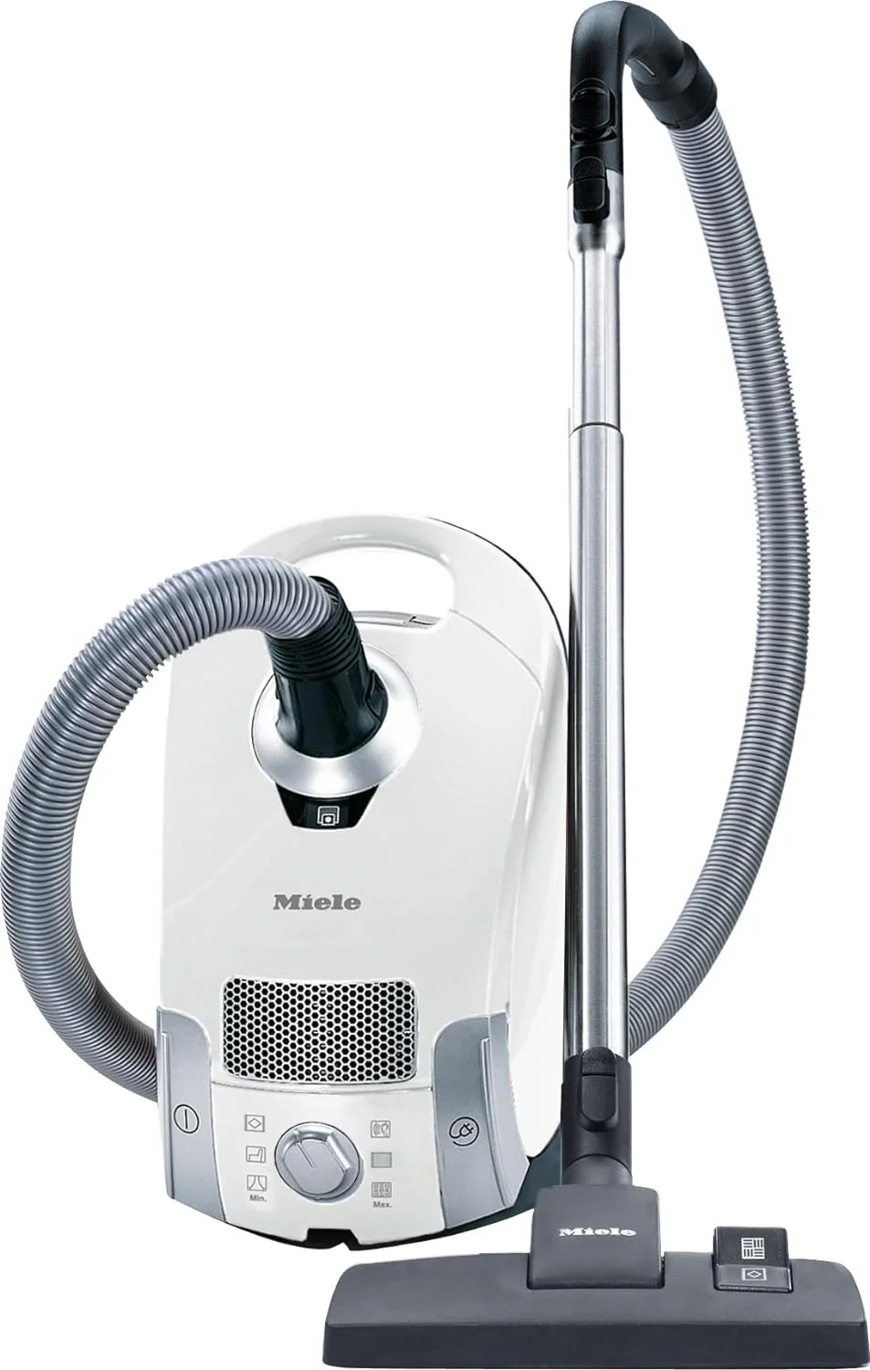 Miele Compact C1 Pure Suction Canister Vacuum Cleaner, Lotus White – Compact C1