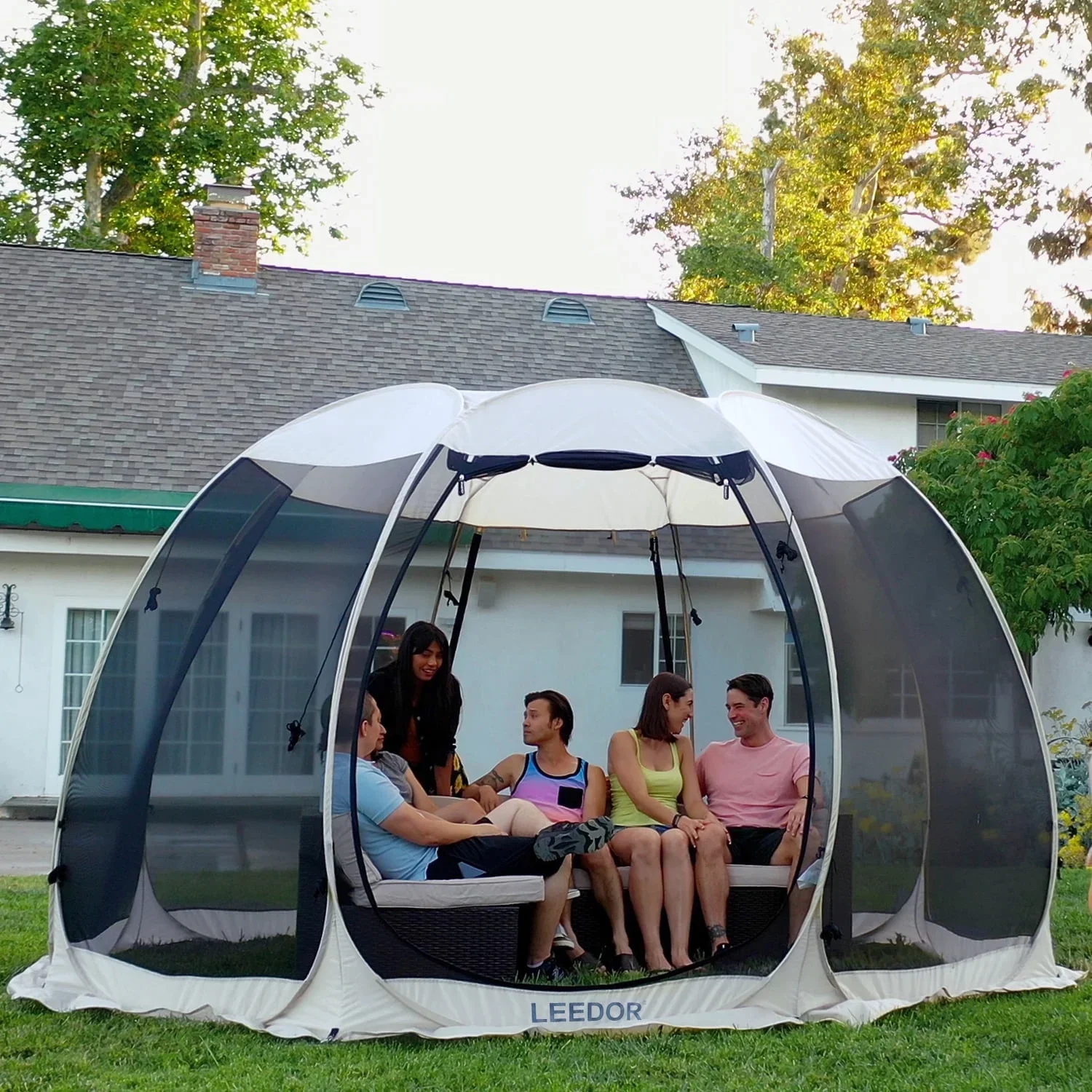 Alvantor Instant Screen House Tent 12×12 Gray – 12×12