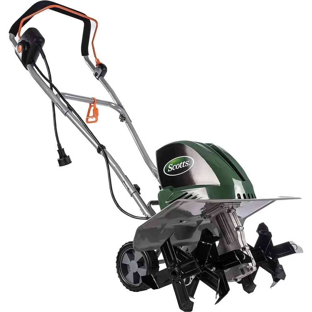 Scotts Outdoor Power Tools 14 Amp 20-Inch Electric Garden Tiller Cultivator – Green