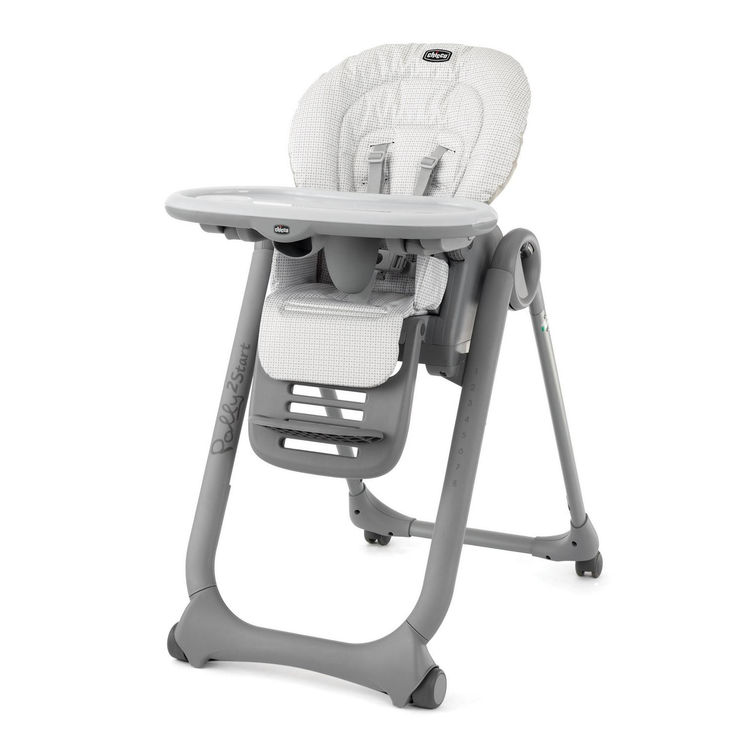 Chicco Polly2Start High Chair, Pebble Beige – 04079669100070