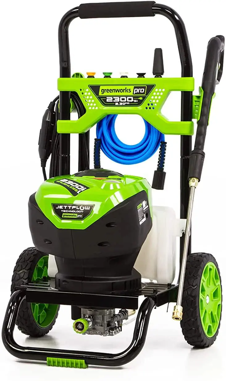 Greenworks Brushless Electric Pressure Washer 2300 PSI 14 Amp 2.3 GPM – GPW2300