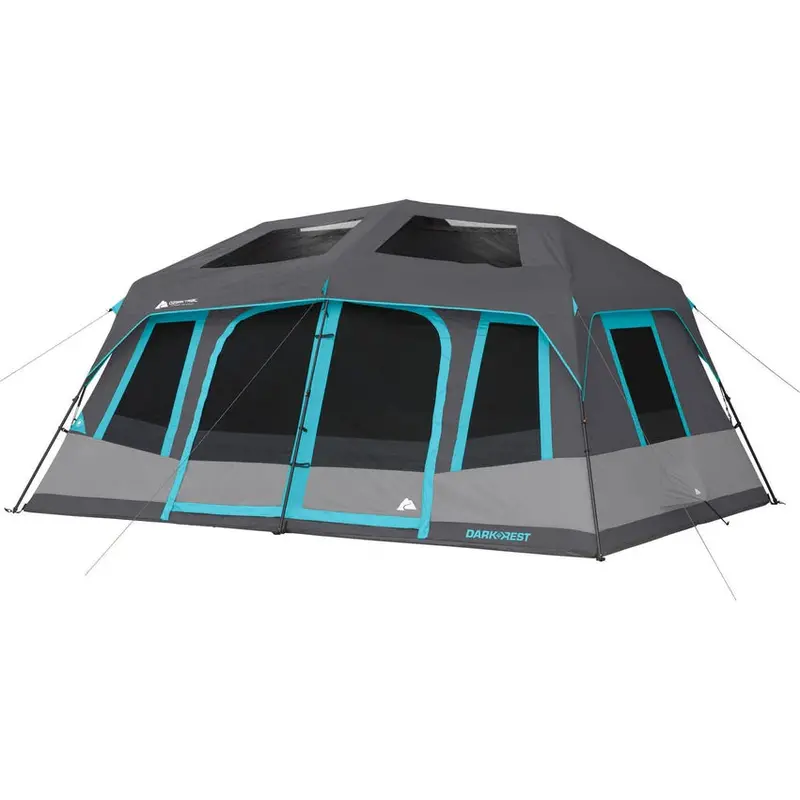Ozark Trail Dark Rest Instant Cabin Tent, 10-Person, Gray, 14 ft x 10 ft – WMT-141078D
