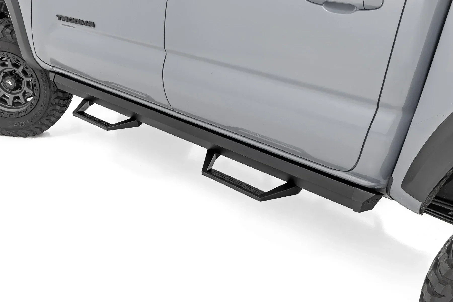 Rough Country SRL2 Adjustable Aluminum Steps For 2005-2023 Toyota Tacoma – 71096