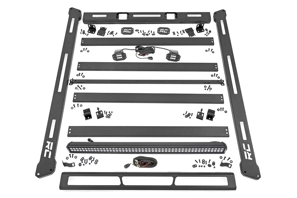 Rough Country LED Roof Rack System for 2007-2018 Jeep Wrangler JK – 10615