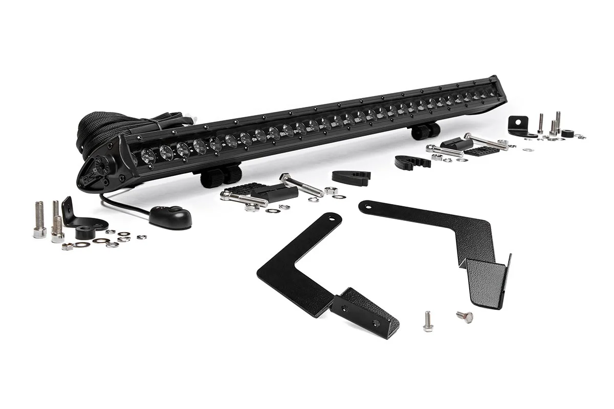 Rough Country 30in Black Series LED Bumper Kit For 16-23 Toyota Tacoma – 70668