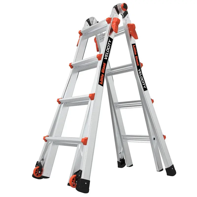 Little Giant Velocity 17-Foot Multi-Position Ladder – Type 1A Duty Rating, Aluminum Construction
