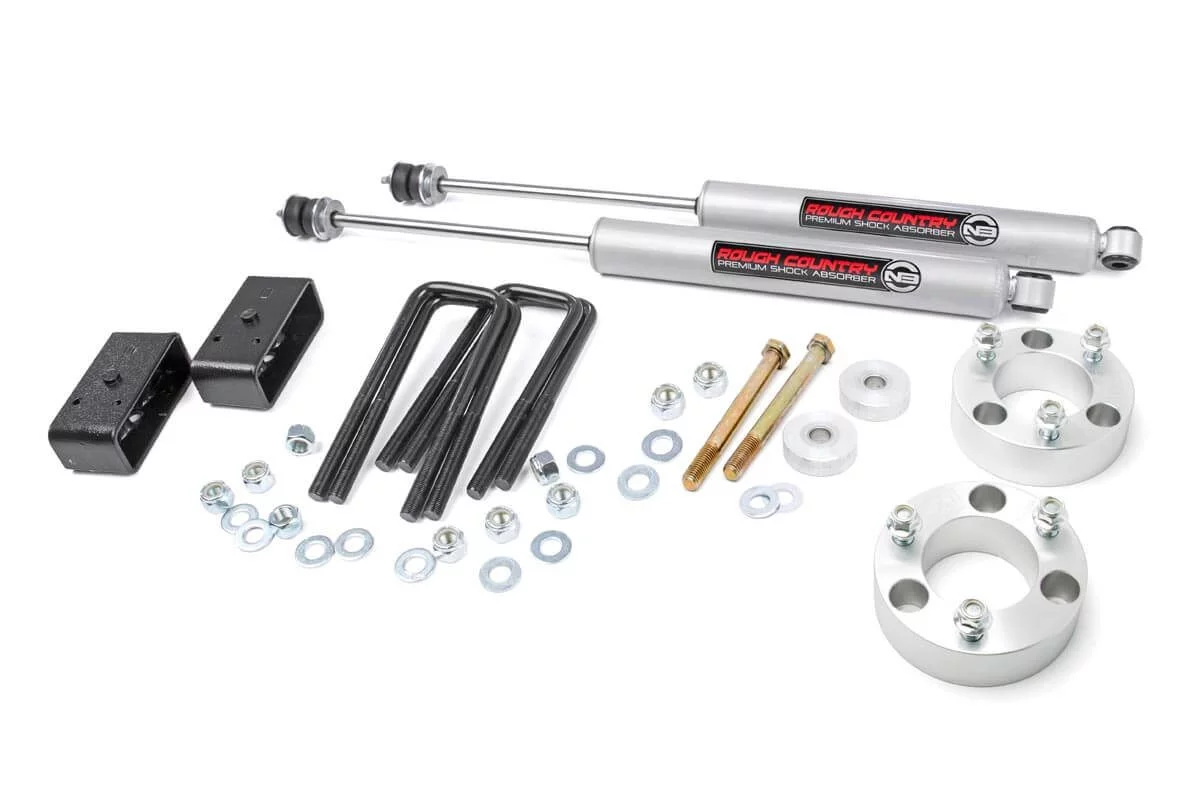 Rough Country 3in Lift Kit For 2005-2020 Tacoma With N3 Shocks – 74530